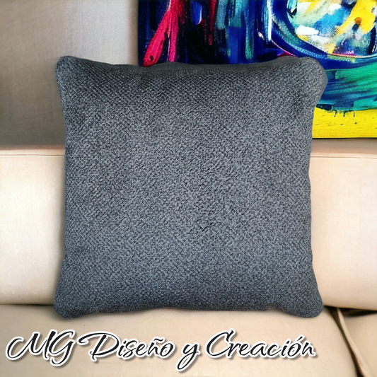 Cojin Decorativo Modelo Edimburgo Color Charcoal