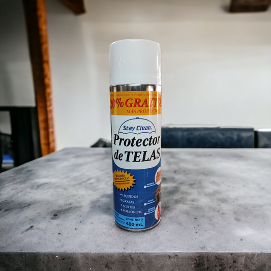 Protector de Telas Stay Clean en aerosol de 400 ml.